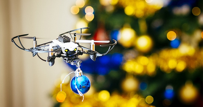 Drone christmas tree